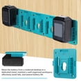 thumbnail image 6 of 6Pcs Battery Holder for 18V Battery Wall Mount Batteries Storage Organizer Battery Mount for BL1830 BL1840 BL1850 BL1860 for Work Van Shelf Toolbox (12Screws No Battery), 6 of 11