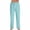 Cyan_BK11, variant on Men's Pajama Pants Soft Lounge Sleep Pants with Pockets & Drawstring Sleepwear Button Fly Bottoms Gray L