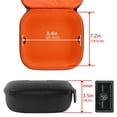 thumbnail image 3 of Geekria UltraShell Case for Sennheiser HD 599, HD 598, HD 595, HD 558, HD 555 Headphones, Replacement Protective Hard Shell Travel Carrying Bag with Accessories Storage (Dark Grey), 3 of 6
