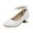 White, variant on Gubotare Girls Dress Shoes with Heel Girls Sandals Closed Toe Heels Wedding Party Girls Dress Shoes Toddler Little Big Kid (White,Little Kids 12.5)