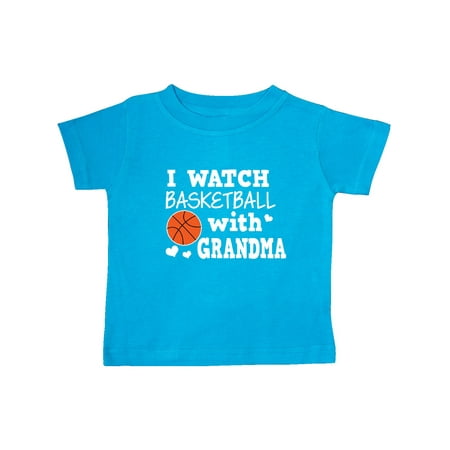 

Inktastic I Watch Basketball with Grandma Gift Baby Boy T-Shirt