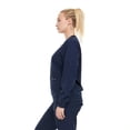 thumbnail image 2 of Heal+Wear Woman Scrub Zip Jacket |4-Way Stretch| Spa Doctor Nursing Clinical Suit Lightweight Long Sleeve Bomber-4-Way Stretch, 2 of 5