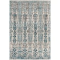 thumbnail image 2 of Mark&Day Area Rugs, 7x11 Crissier Traditional Aqua Area Rug, Grey Blue Ivory Carpet for Living Room, Bedroom or Kitchen (7'6" x 11'2"), 2 of 7
