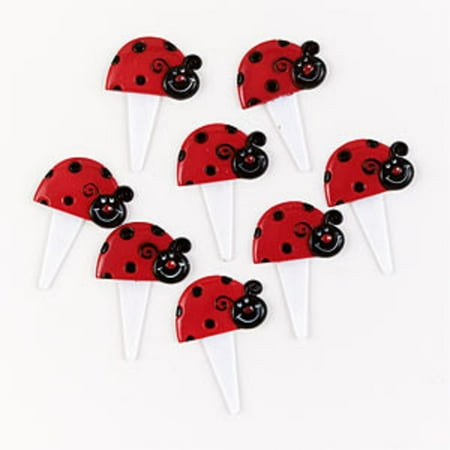 Ladybugs Food Picks