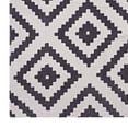 thumbnail image 4 of Modway Alika Abstract Diamond Trellis 5x8 Area Rug in Charcoal and Ivory, 4 of 6