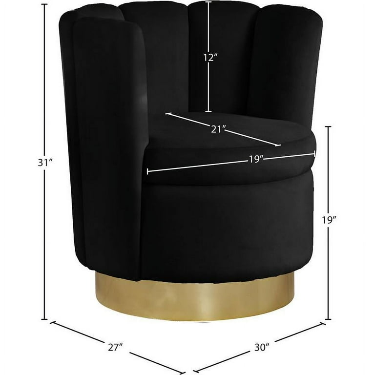 Meridian Furniture Lily Velvet Accent Chair Meridian Furniture Lily Velvet Accent Chair