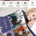 thumbnail image 6 of Custom Blanket with Photos Text, Personalized Photo Blankets and Throws, Personalized Gifts with Pictures for Boyfriend Sister,Customized Gifts for Couples Friends on Birthday Valentines Day, 6 of 6