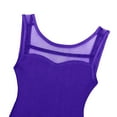 thumbnail image 5 of JanJean Girls Lyrical Dance Dress Ballet Dance Leotard Dress Mesh High-low Hem Tulle Skirt Contemporary Comtumes Purple 8, 5 of 7