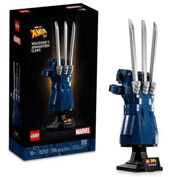 LEGO 76250 Marvel Wolverine's Adamantium Claws Collectible Building Kit; X-Men Glove