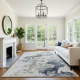 thumbnail image 7 of Addison Rugs Mayfield Premium Machine Washable Transitional Abstract Gray Rectangle Rug, 3' x 5', 7 of 7