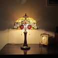 thumbnail image 2 of RADIANCE Goods Tiffany-Style 2 Light VictorianTable Lamp 16" Shade, 2 of 5
