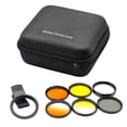 thumbnail image 1 of Lente Coral con Bolsa de Almacenamiento, Filtro CPL para Teléfono, Filtro Graduado, Accesorios de Fotografía, 52 mm, 6 Lentes, Clip para Lente de, 1 of 8