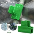 thumbnail image 3 of 20pcs Greenhouse Clamps Clips Row Cover Netting Tunnel Hoop Clips Shed Film Shading Net Rod Clip for Greenhouses Frame Shelters Shelters Nursery Fixing Film Clip, 3 of 7
