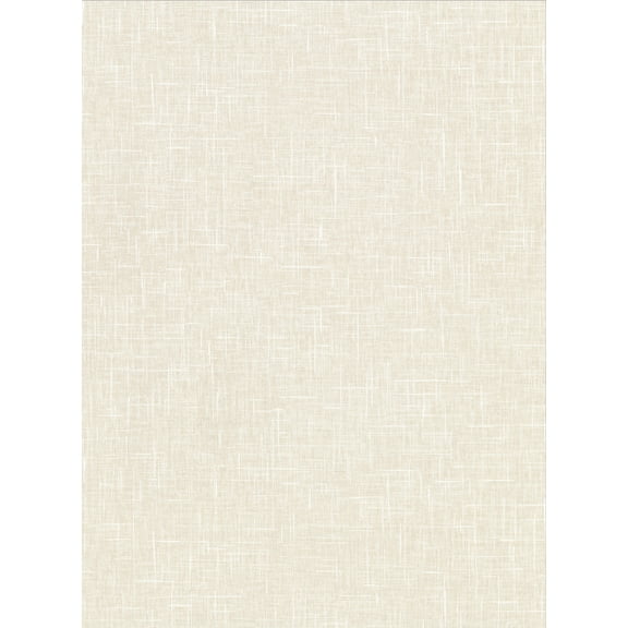 Warner Linville Beige Faux Linen Wallpaper