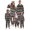Christmas 01, variant on Onlypjs Family Matching Christmas Pajamas – Black, Red & Green Hooded One-Piece Holiday Sleepwear with Festive Print for Women, Men, Couples