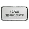 thumbnail image 2 of 1 gram Silver Bar - American Flag, 2 of 2