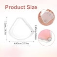 thumbnail image 2 of 12 PCS Powder Puffs Holder Cases Triangle Makeup Container Clear Beauty Blender Storage Reusable Sponge Portable Cosmetic Puff Box Pocket for Travel, 2 of 4