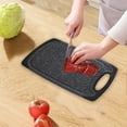 thumbnail image 7 of Plastic Cutting Boards for Kitchen, Dishwasher Safe, Extra Large Meat Cutting Board with Grooves, Non-Slip Handle with Grinding Area for Safe Use Akmoler | Black, 7 of 7