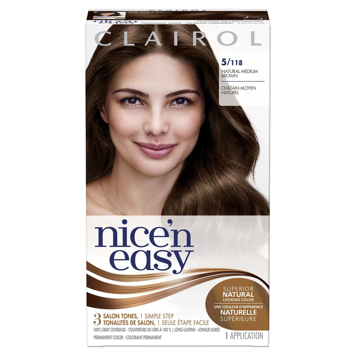Coloration permanente Nice'n Easy Couverture du gris à 100%