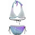 thumbnail image 6 of SKQIT Women's Bikini Sets 2 Piece Leopard Print Sexy Beach Swimwear Swimsuit with Adjustable Spaghetti Strap, 6 of 7