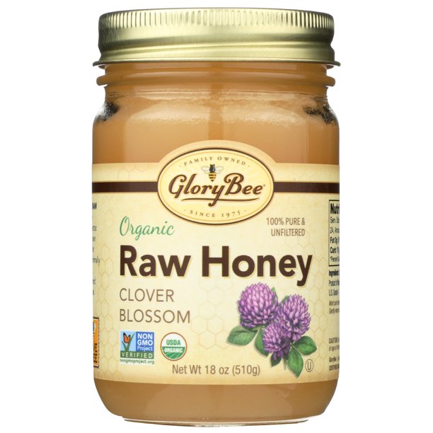 Glorybee Raw Clover Honey, 18 Oz.