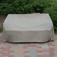 thumbnail image 6 of Modern Leisure Garrison Patio Loveseat Cover, Waterproof, 66"L X 40"W X 39"H, Sandstone, 6 of 20