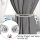 thumbnail image 3 of Protectores de cortinas, alzapaños decorativos tejidos a mano con longitud ajustable para cubrir ventanas, diseño creativo que permite modelar al azar en diferentes ubicaciones sin dañar la pared,, 3 of 6