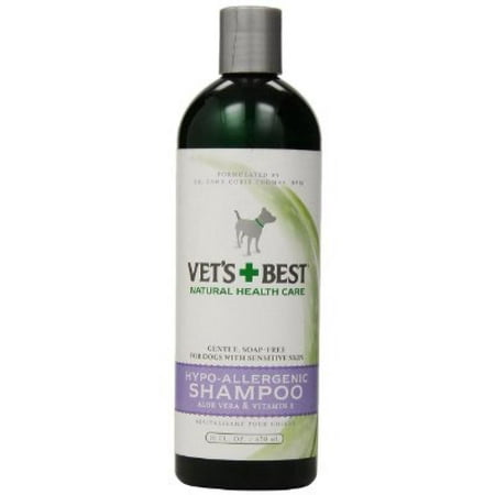 Vet's Best Hypo-Allergenic Dog Shampoo for Sensitive Skin, 16 (Best Non Allergenic Dogs)