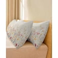 thumbnail image 4 of Beige Floral Spring Body Pillow Cover 20 x 54 Inch Decorative Pillow Cover Vintage Farmhouse Botanical Lumbar Pillowcase Seasonal Rectangle Cushion Case for Couch Sofa Bed Living Room, 4 of 7