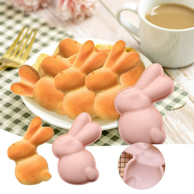 Creatine Cartoon Silicone Cake Bunny Baking 6 Inch Rabbit Baking Tray Pizza Tray