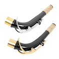 thumbnail image 3 of Sax Bend Neck Accessory for Alto Saxophone Metal Cork with Black Nickel Plated Finish Replacement Part,Silver, 3 of 5