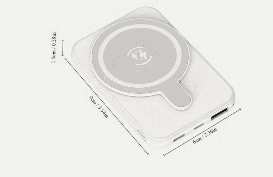 Wireless Power Bank 1000000mAh Portable Fast Charger, High-Capacity External Battery Pack with Wireless & USB Charging