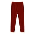 thumbnail image 1 of FAIWAD Leggings for Girls Comfy Stretchy Knit Ribbed Tights Basic Cute Outdoor Casual Cotton Pants with Ruffle, 1 of 4