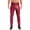 Red, variant on Miutii Men's Leather Pants Slim Fit Trousers Fashion Casual Steampunk Gothic Straight Pants Black 4XL/38