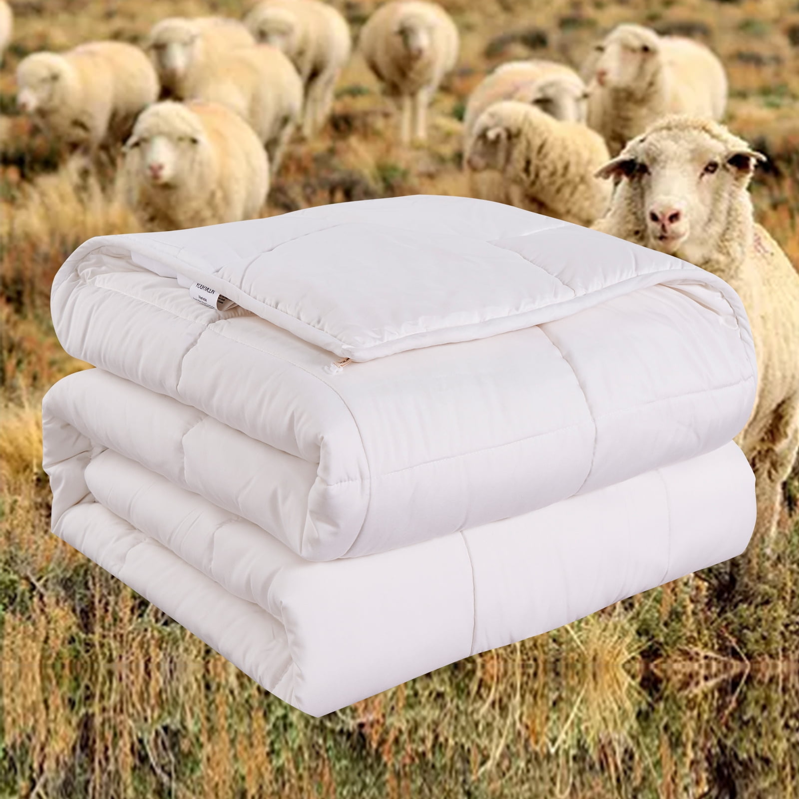 Wool Comforter 100 Excellent curl of Wool Quilt Natural Wool Duvet