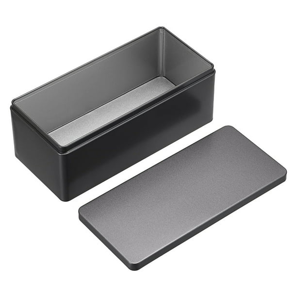 Billuyoard Caja de efectivo portátil de metal para guardar llaves, billetes y objetos de valor de forma segura. Caja de metal con tapa. Almacenamiento y organización del hogar