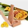 thumbnail image 4 of Oimcto Banana Smasher,Wooden with Handle 2 in 1 Portable Wooden Banana Maker Wood Latin Cooking Utensil for Making Stuffed,Include:1 × Banana Smasher, 4 of 9
