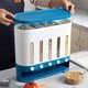 thumbnail image 5 of Contenedor De Comida De Arroz Seco Montado En La Pared Contenedores De Almacenamiento De Cocina Separados Caja Para Cereales Dispensador Automático De Granos Artículos De Cocina matsuzay HA023030-00, 5 of 7
