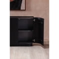 thumbnail image 4 of Moe's Home Collection Povera 4 Door Sideboard Black Wood Sideboards & Storage, 4 of 5