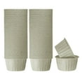 thumbnail image 1 of 100pcs 3.5oz Moldes para Magdalenas de Papel de Tamaño Estándar Envoltorios Antiadherentes Desechables para Bodas Cumpleaños Navidad Postres Gris, 1 of 6