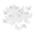 thumbnail image 2 of 30 piezas de soportes para barras de cortina, soportes para barras, accesorios de fácil instalación para cortinas Blanco, 2 of 9
