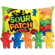 Iscream 18 x 12 SOUR PATCH KIDS Fleece Decorative Pillows, (5 Count)