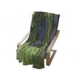 thumbnail image 4 of Hobbits Soft Flannel Fleece Throw Blanket, Fantasy Hobbit Land House in Overhill Woods Movie Scene New Zealand, Cozy Plush for Indoor and Outdoor Use, 50" x 70", Green Brown Blue, by Ambesonne, 4 of 6