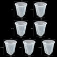 thumbnail image 4 of LCXmlly Planter Pot Plant Pot Transparent Thickened Large Capacity Breathable DIY Permeable Tall Flower Pot, 4 of 6