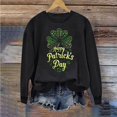 thumbnail image 5 of St Patricks Day Sweatshirt, Long Sleeve Sweatshirts Women, Round Neck Sweatshirt Women's St Patricks Day Printed Sweatshirts Crewneck Long Sleeved Tops Sweatshirt, 5 of 5