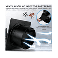 thumbnail image 3 of Extractor De Aire Para Baño Cocina Empotrable color negro, 3 of 4