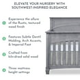 thumbnail image 6 of Evolur Santa Fe 5-in-1 Convertible Crib, Storm Grey, 6 of 14