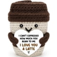 thumbnail image 1 of Regalo para amantes del café: decoración de taza de café tejida a crochet Agantree Art, 1 of 9