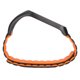 thumbnail image 4 of Correa de reloj magnética de silicona Correa de repuesto de reloj Pulsera de reloj ajustable para TomTom Runner 2 Negro Naranja, 4 of 10