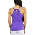 thumbnail image 2 of ToBeInStyle Womens Vibrant Comfortable Ruched Bust V-Neck Layering Tank Top, 2 of 4